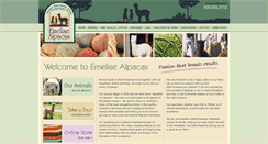 Desktop Screenshot of emelisealpacas.com